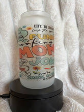 Load image into Gallery viewer, Motivational &amp; Fun Glass Cups with Bamboo Lid &amp; Straw
